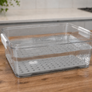 [Leve 10 e Pague 5] Potes Herméticos Transparentes de Plástico Resistente com Tampa Antivazamento.