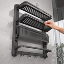 [Leve 2 Pague 1] Organizador para Banheiro em Aço Inox de 3 Prateleiras Retráteis