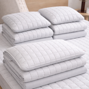 [COMPRE 1, LEVE 2] Hydra Soft™ Jogo de Cama Impermeável Premium – Lençol com Elástico + 2 Fronhas.