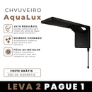 [Compre 2 e Pague 1] Chuveiro AquaLux Ultra Cromado com mais de 5 modos de jato ajustáveis