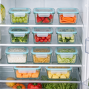 [LEVE 8 PAGUE 4] Potes Herméticos HomeLife em Vidro Temperado e Tampa de Vedação a Vácuo + 8 Copos de Vidro Fumê